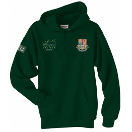 Personalised Pakistan Society Hoodie with custom text and embroidered logo